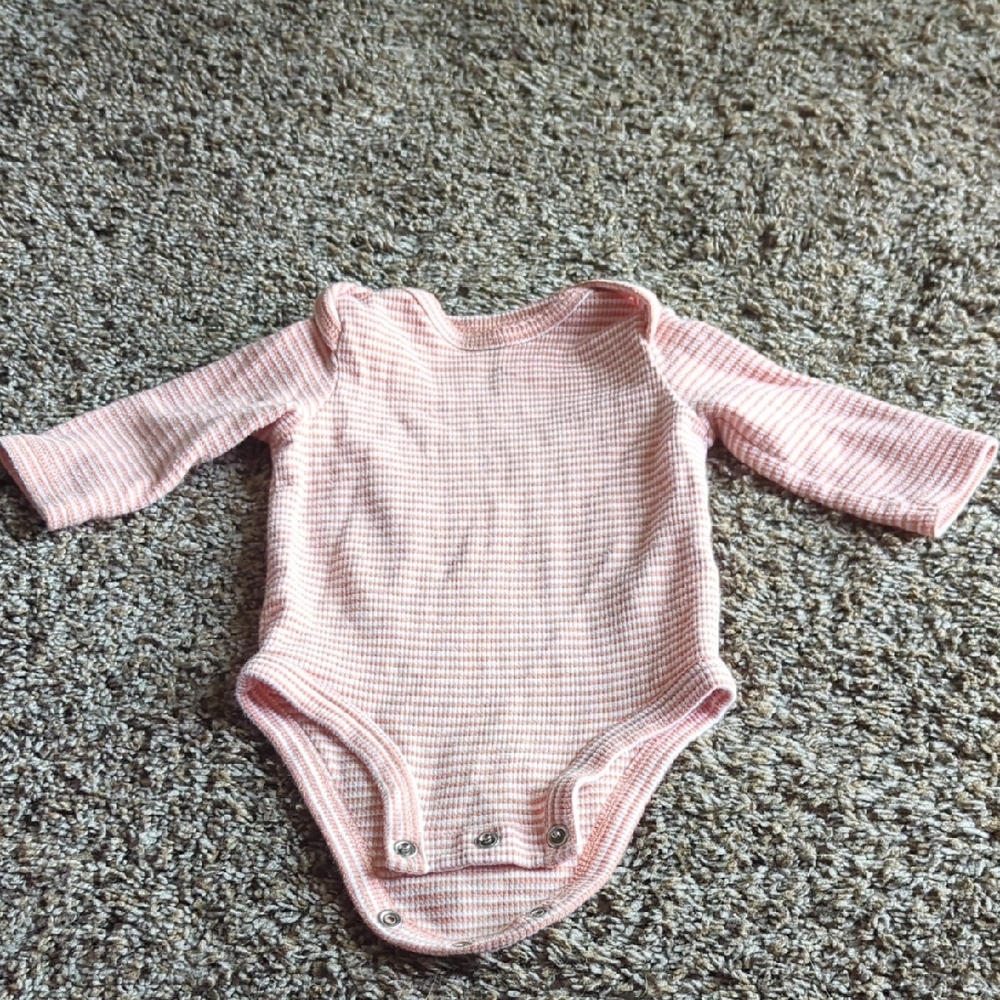Orange And White Onesie